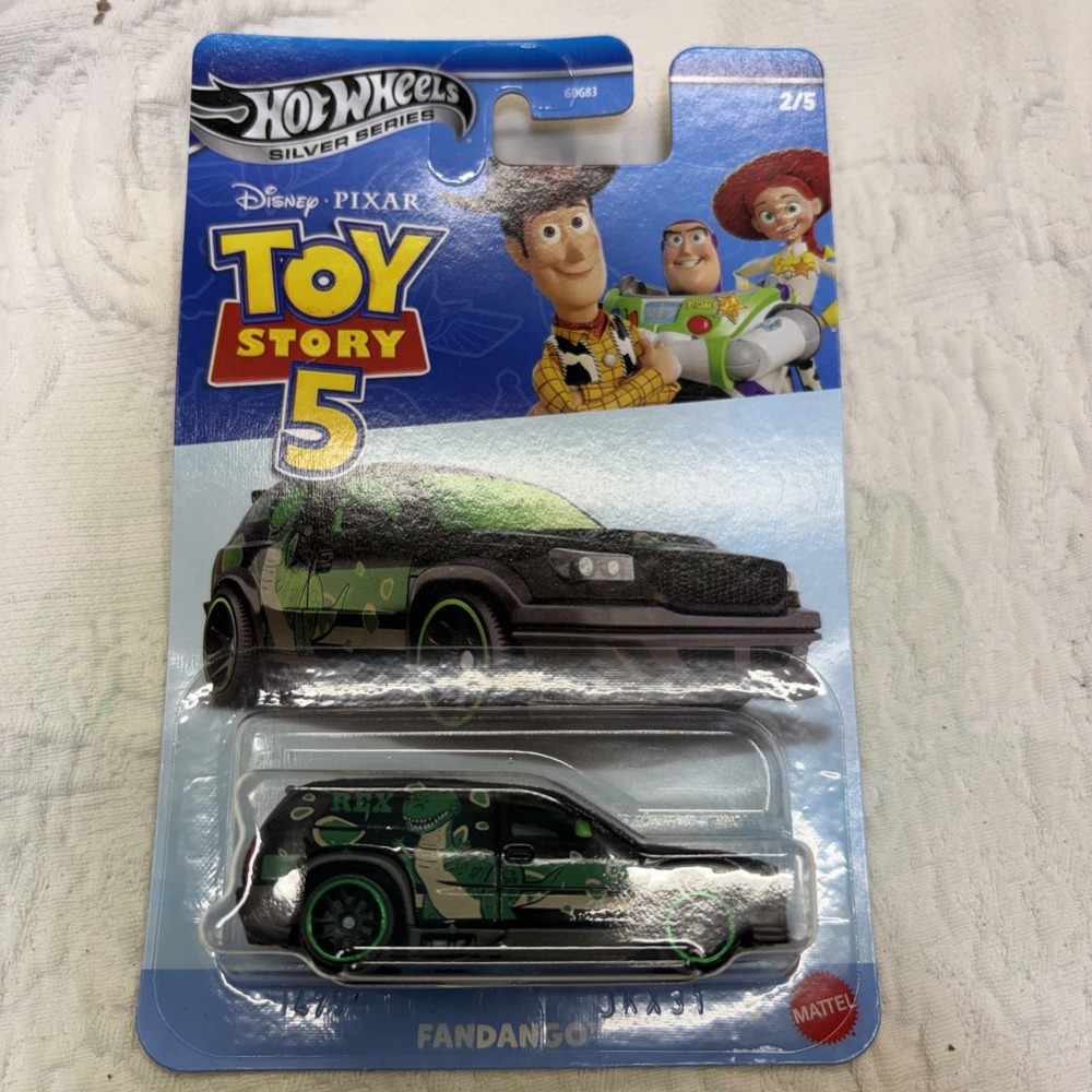 HOT WHEELS SILVER SERIES DISNEY TOY STORY 5 REX FANDANGO SUV 2026 NEW SHIPS FAST